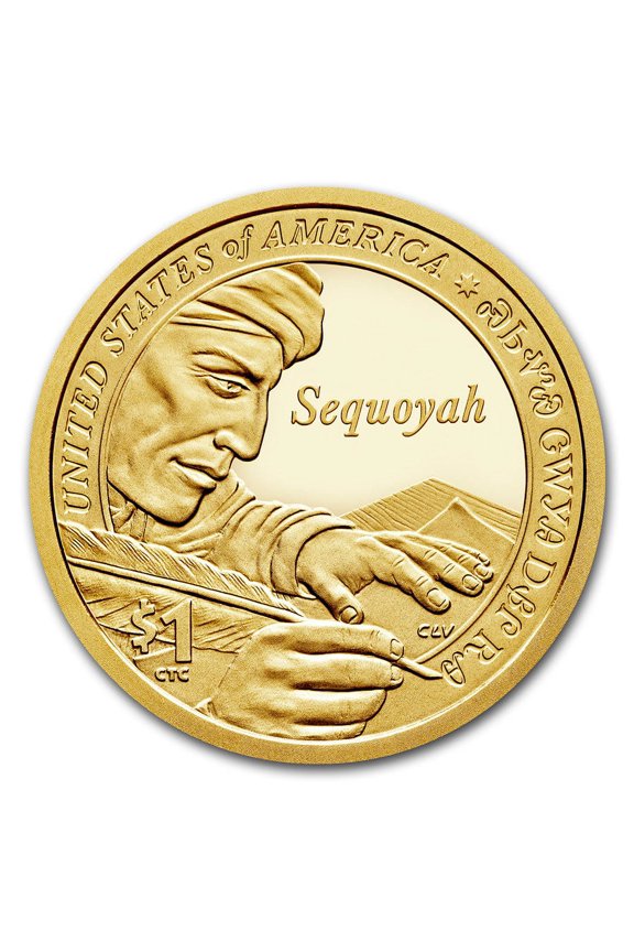 2017-S Native Amer $1 - Sequoyah Gem Proof