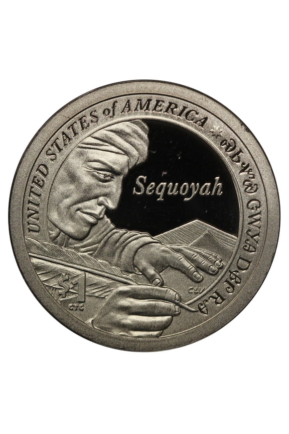 2017-S Native American Dollar Gem Deep Cameo Proof - Sequoyah
