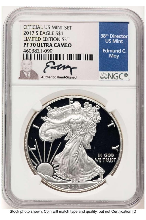 2017-S S$1 American Silver Eagle Coin NGC MS70, Limited Edition Proof Set - HAT772045222