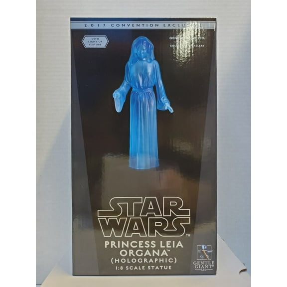 2017 SDCC GENTLE GIANT STAR WARS PRINCESS LEIA ORGANA HOLOGRAPHIC 1/8 STATUE