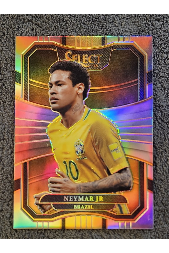 2017 Panini Select Prizm Silver Neymar Jr Brazil #70 Soccer Card