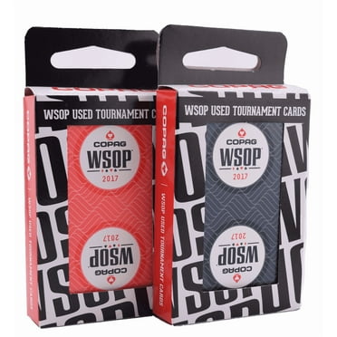 2018 Set of 2 Decks Dealt at WSOP Copag Plastic Playing Cards Bridge ...