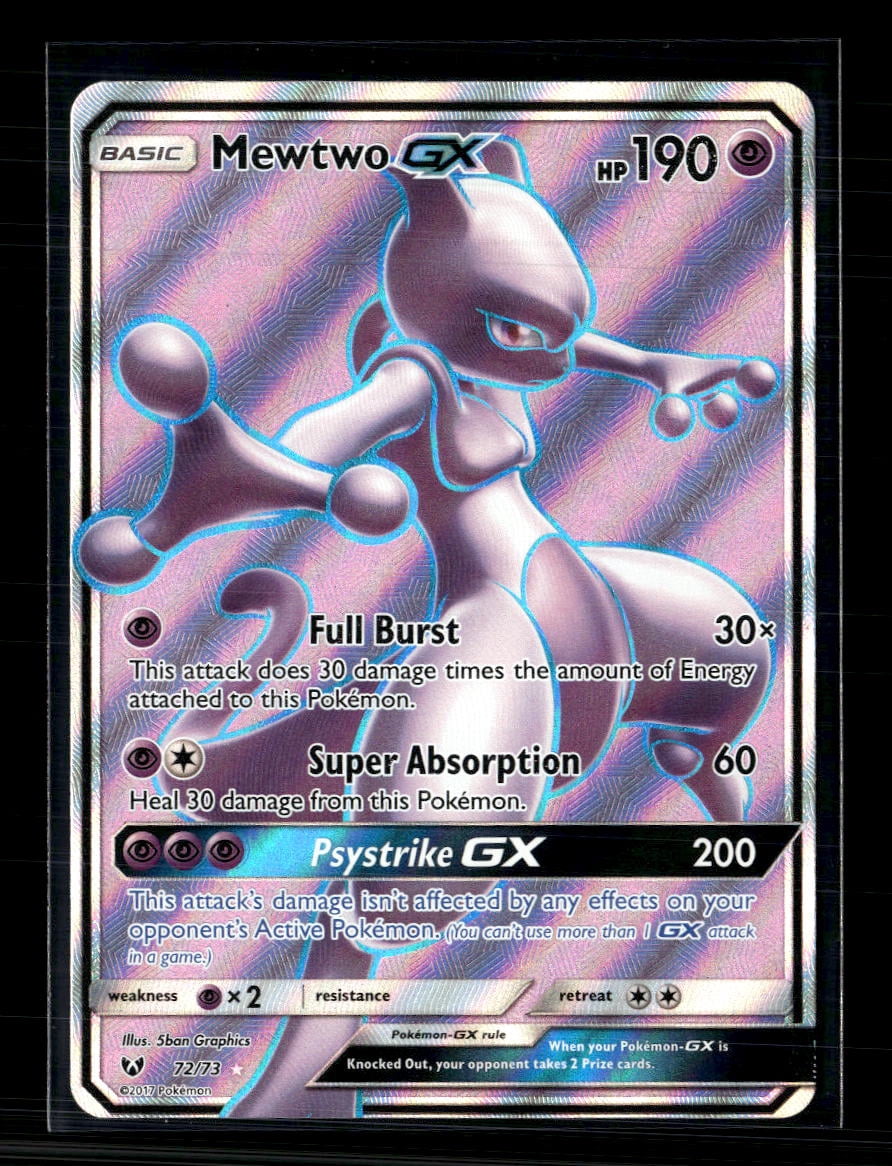 pokemon shining legends mewtwo collectible cards Mewtwo GX Mewtube PSA CGC Beckett