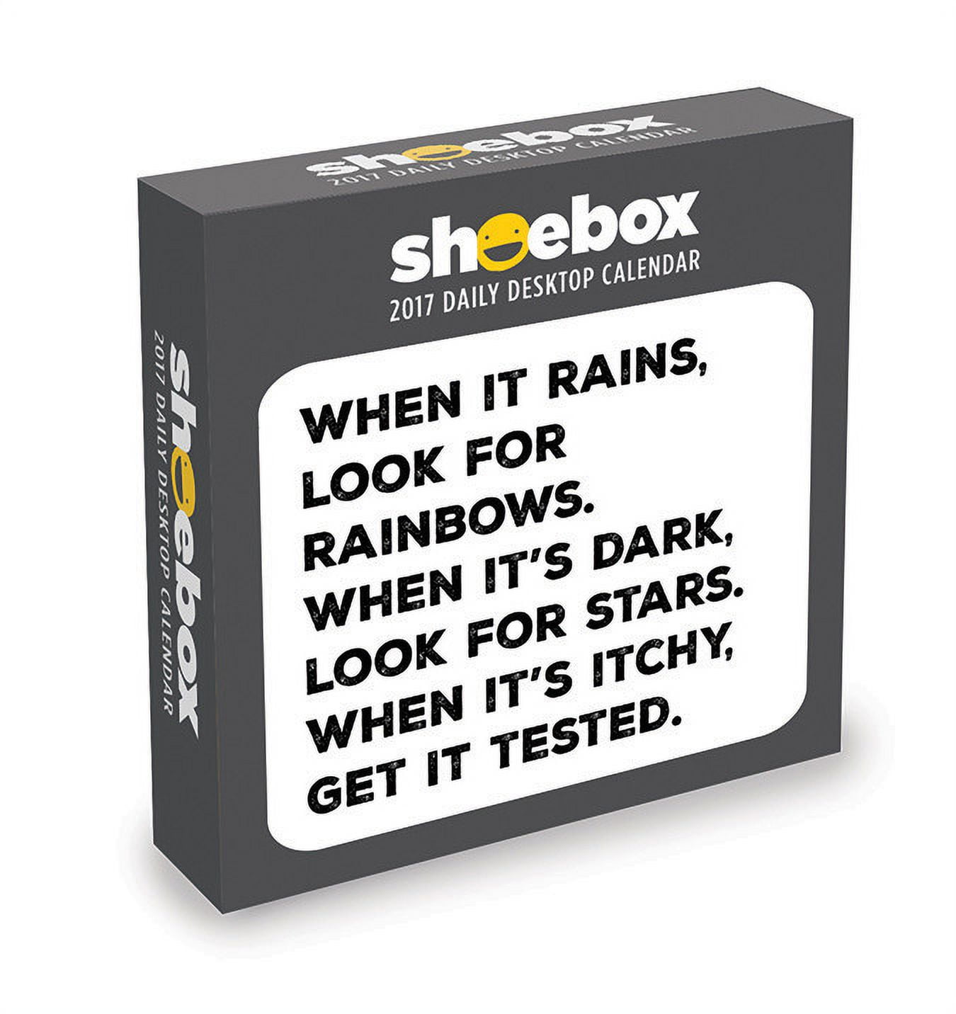 2017 Shoebox Daily Desktop Calendar