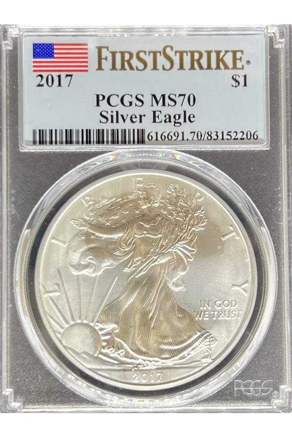 2017 Silver Eagle MS70 PCGS First Strike (PA83152206)