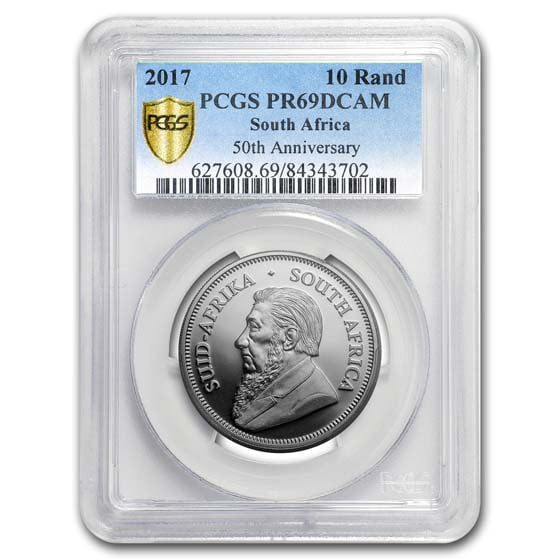 2017 South Africa 1 oz Platinum Krugerrand PR-69 PCGS
