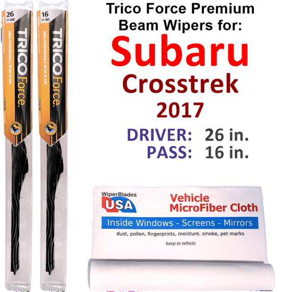 2017 Subaru Crosstrek Performance Beam Wipers (Set of 2)