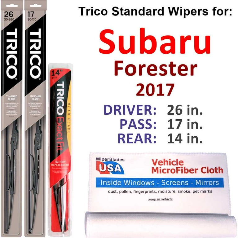 2017 subaru forester wiper blades deals
