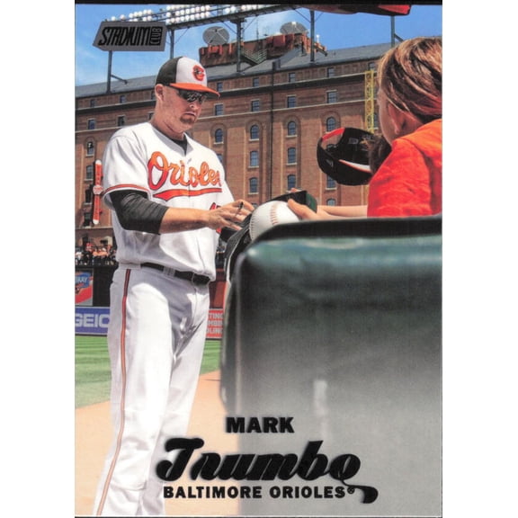 2017 TOPPS STADIUM CLUB BLACK FOIL #62 MARK TRUMBO BALTIMORE ORIOLES