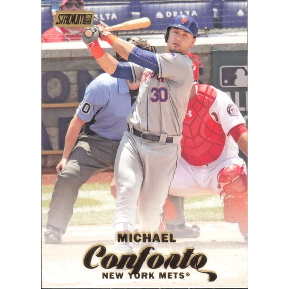 2017 TOPPS STADIUM CLUB GOLD FOIL #110 MICHAEL CONFORTO NEW YORK METS