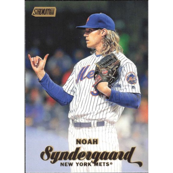 2017 TOPPS STADIUM CLUB GOLD FOIL #3 NOAH SYNDERGAARD NEW YORK METS