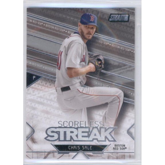 2017 TOPPS STADIUM CLUB SCORELESS STREAK #SS-CS CHRIS SALE BOSTON RED SOX