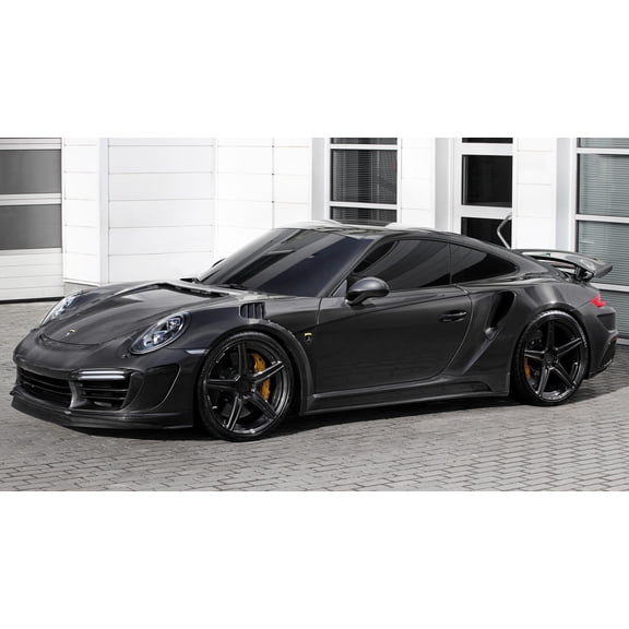 2017 TopCar Stinger GTR Carbon Edition Car Poster - 24x36 Inch Glossy Laminated Poster - Stunning Detail and Bold Colors