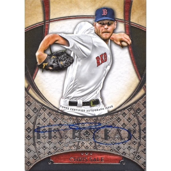 2017 Topps Five Star Chris Sale FSA-CSA Auto Boston Red Sox Baseball Card