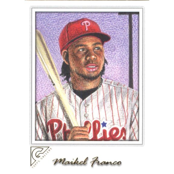 2017 Topps Gallery Base #66 Maikel Franco Phillies Near Mint Ungraded Baseball Card Philadelphia Phillies MLB Baseball Trading Card