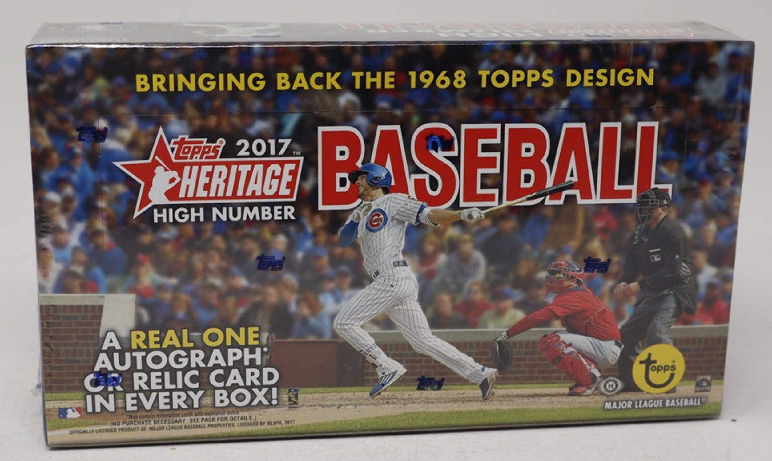 Mlb 24/box Rear 2017 Topps Heritage High Number Baseball Box (Hobby) (24/9) - Walmart.com