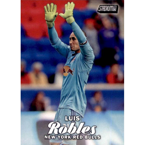 2017 Topps Stadium Club MLS Base #87 Luis Robles New York Red Bulls New York Red Bulls MLS Soccer Trading Card