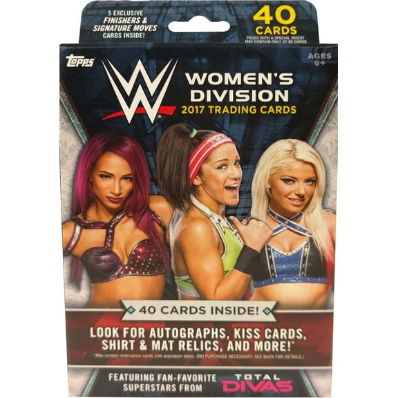 2017 Topps WWE Women's Division Trading Card Hanger Box