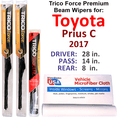 thumbnail image 1 of 2017 Toyota Prius C Performance Beam Wipers (Set of 3) w/Rear Wiper, 1 of 3