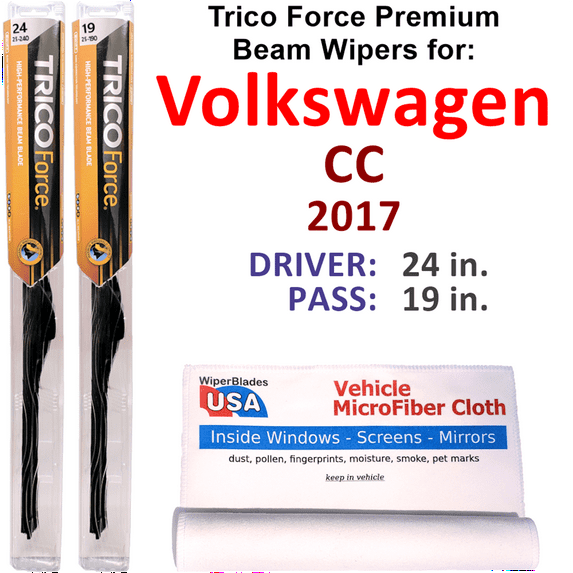 2017 Volkswagen CC Performance Beam Wipers (Set of 2)