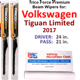 thumbnail image 1 of 2017 Volkswagen Tiguan Limited Performance Beam Wipers (Set of 2), 1 of 3