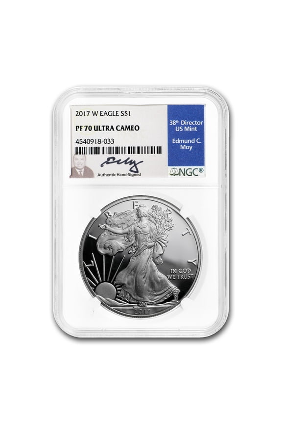 2017-W Proof American Silver Eagle PF-70 NGC (Moy)