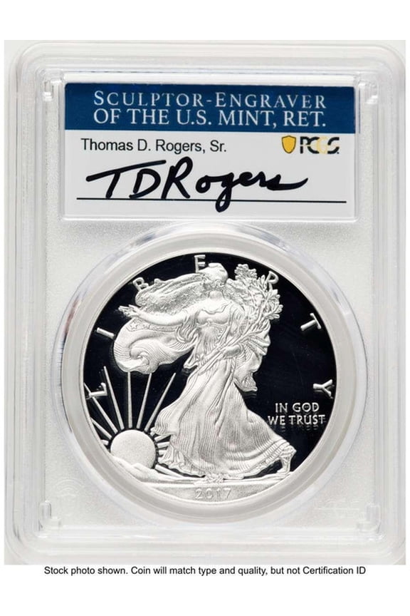 2017-W S$1 Proof American Silver Eagle Coin PCGS PR70 DCAM - HAT781017252