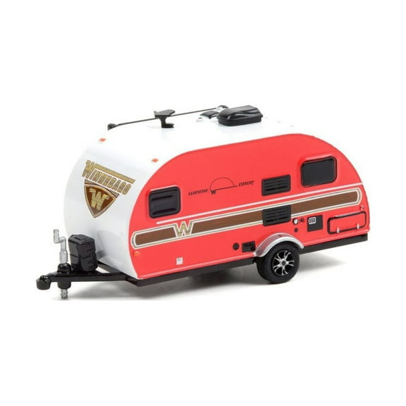 2017 Winnebago Winne Drop, Red and White - Greenlight 34110E/48 - 1/64 scale Diecast Model Toy Car