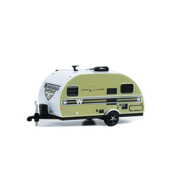 2017 Winnebago Winnie Drop, Green - Greenlight 34130E/48 - 1/64 Scale Diecast Model Car