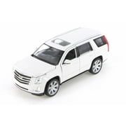 2017 cadillac escalade, white - welly 24084wwt - 1/24 scale diecast model toy car