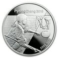 thumbnail image 1 of 2018 1/2 oz Silver PyeongChang Winter Olympic Curling Proof, 1 of 4