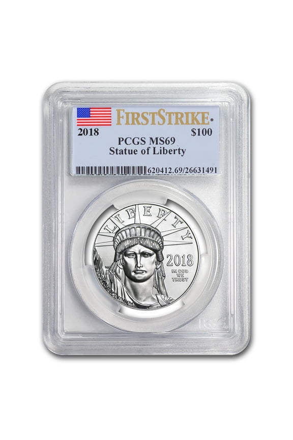 2018 1 oz American Platinum Eagle MS-69 PCGS (FirstStrike)