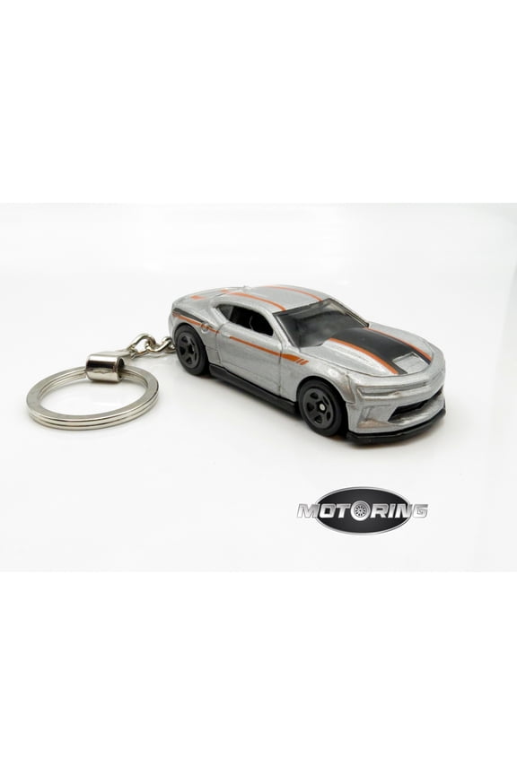 2018 '18 Chevy Camaro COPO Grey Car Rare Novelty Keychain 1:64 Diecast