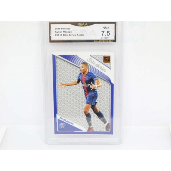 2018-19 Donruss Elite Series Rookie RC #ES-15 Kylian Mbappe Paris Saint-Germain NM+ GMA 7.5