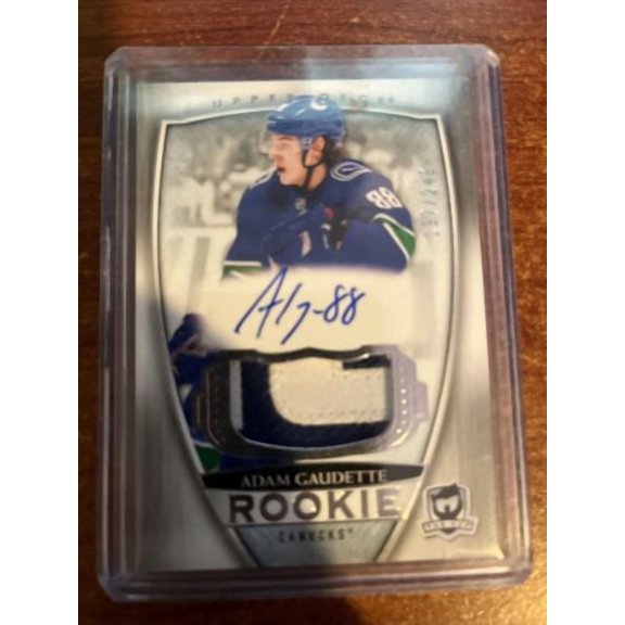 2018-19 Upper Deck The Cup Adam Gaudette #103 Rookie