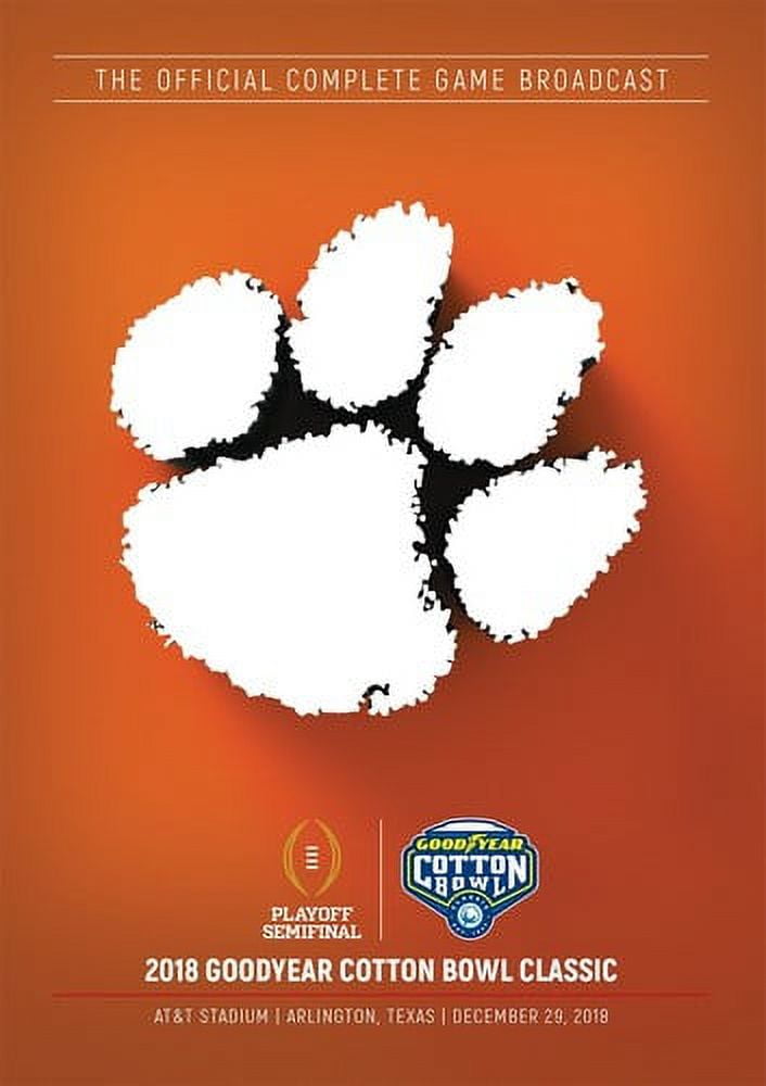 2018-2019 CFP Goodyear Cotton Bowl (DVD), Team Marketing, Sports \u0026 Fitness
