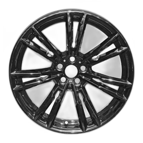 2018-2020 BMW M5 20" Machined Black OEM Factory Wheel Rim 36118073977