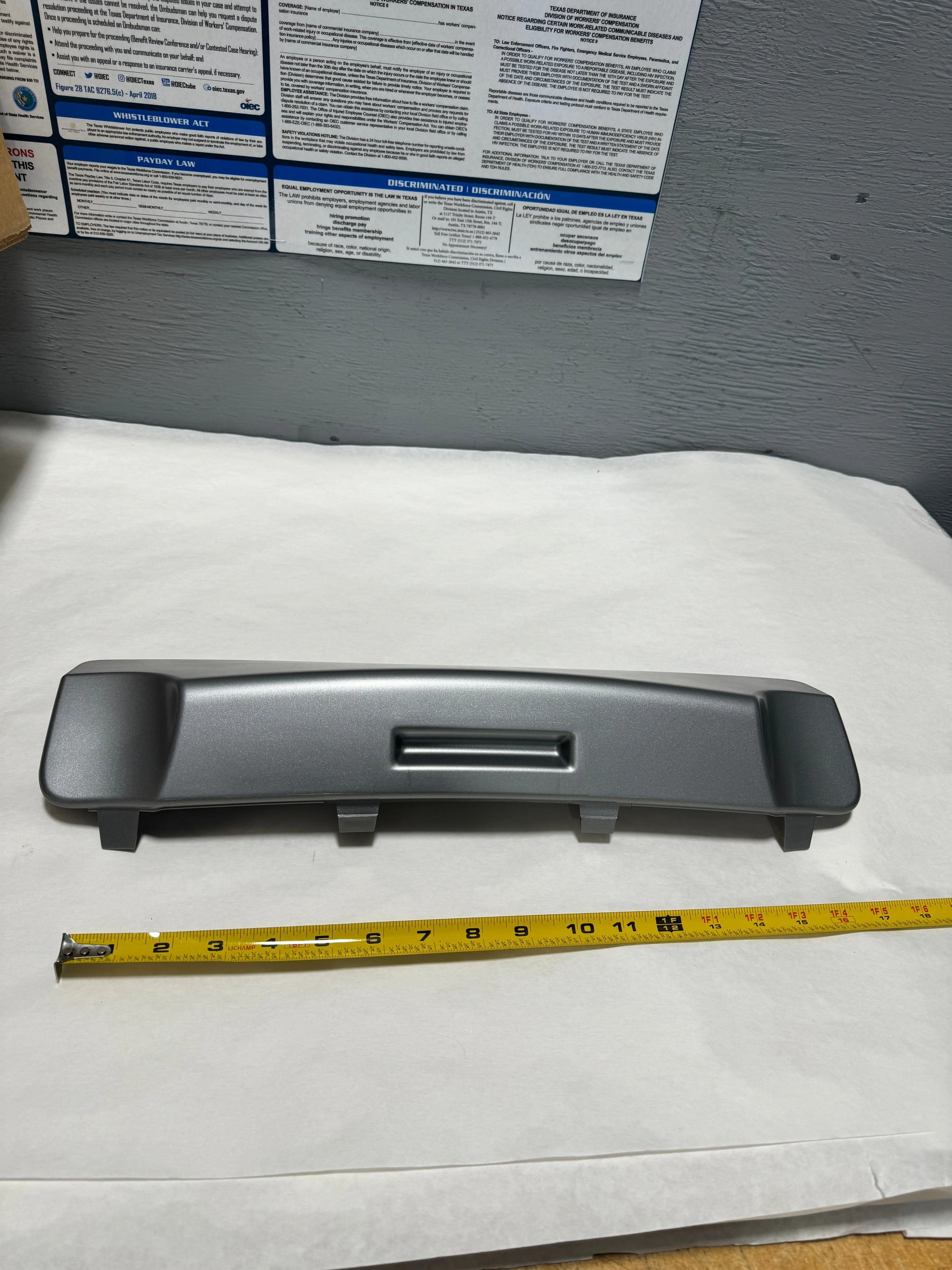 2020-2021 Ford Expedition Tow Trailer Hitch Cover Silver Painted