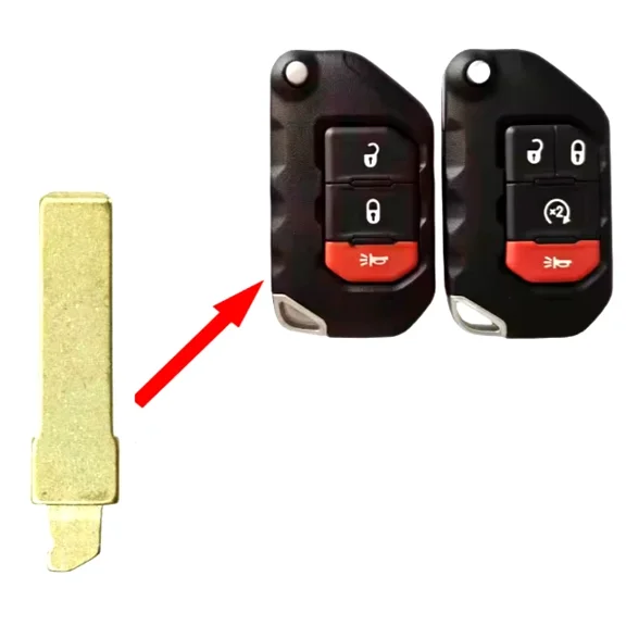 2018-2025 Jeep Wrangler Gladiator / Remote Flip Key Blade / PN: OHT1130261