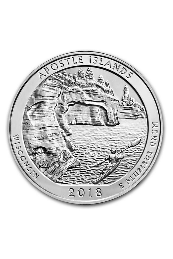 2018 5 oz Silver ATB Apostle Islands National Lakeshore, WI