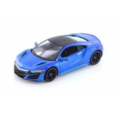 2018 Acura NSX Hardtop, Metallic Blue - Maisto 31234BU - 1/24 scale Diecast Model Toy Car