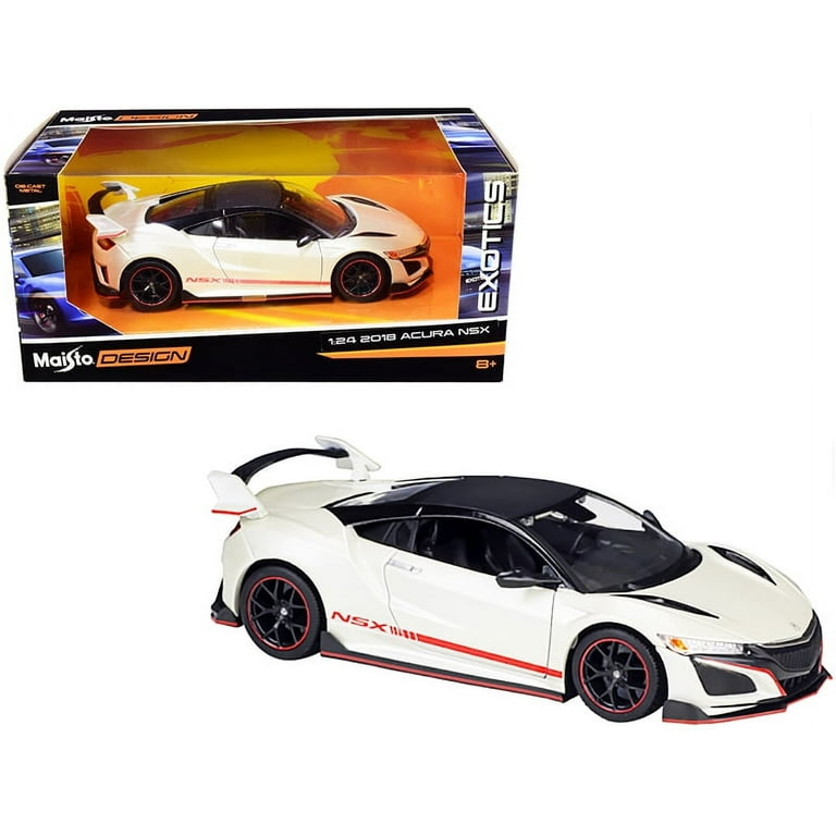 2018 Acura NSX Pearl White with Carbon Top
