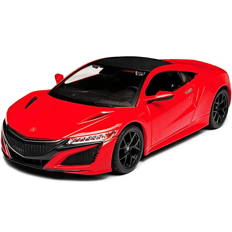 2018 Acura NSX Red with Black Top 1/24 Diecast Model Car by