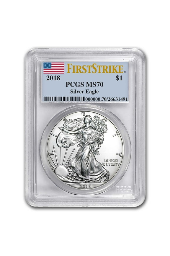 2018 American Silver Eagle MS-70 PCGS (FirstStrike)