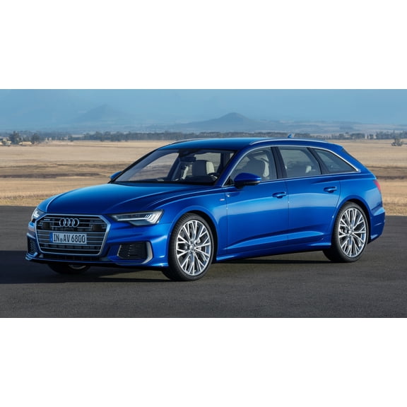 2018 Audi A6 Avant S Line Car - 24x36 Inch Laminated Poster - Stunning Detail and Bold Colors