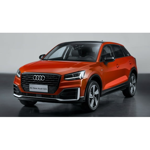 2018 Audi Q2 L S Line CN - 24x36 Inch Laminated Poster - Stunning Detail and Bold Colors