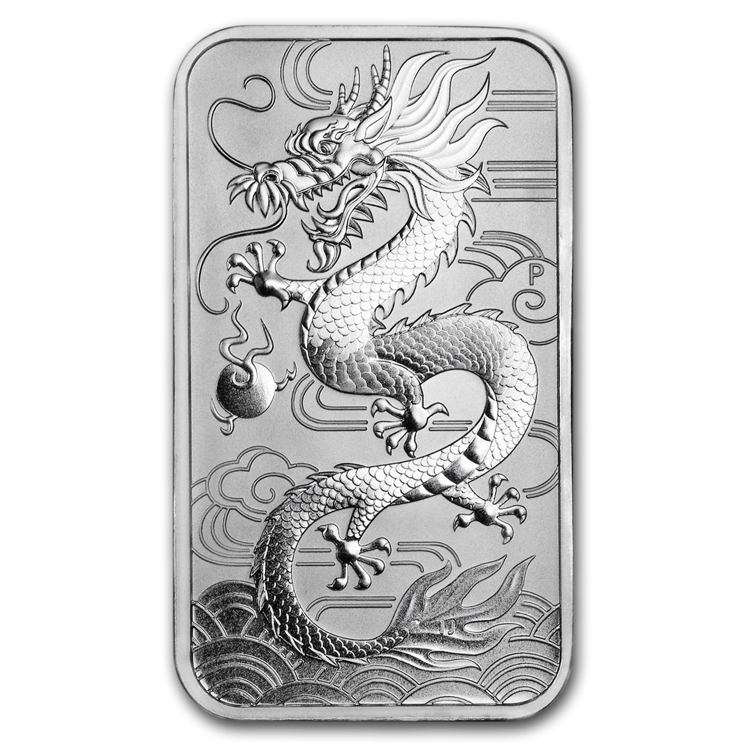 2018 Australia 1 oz Silver Rectangular Dragon BU - Walmart.com