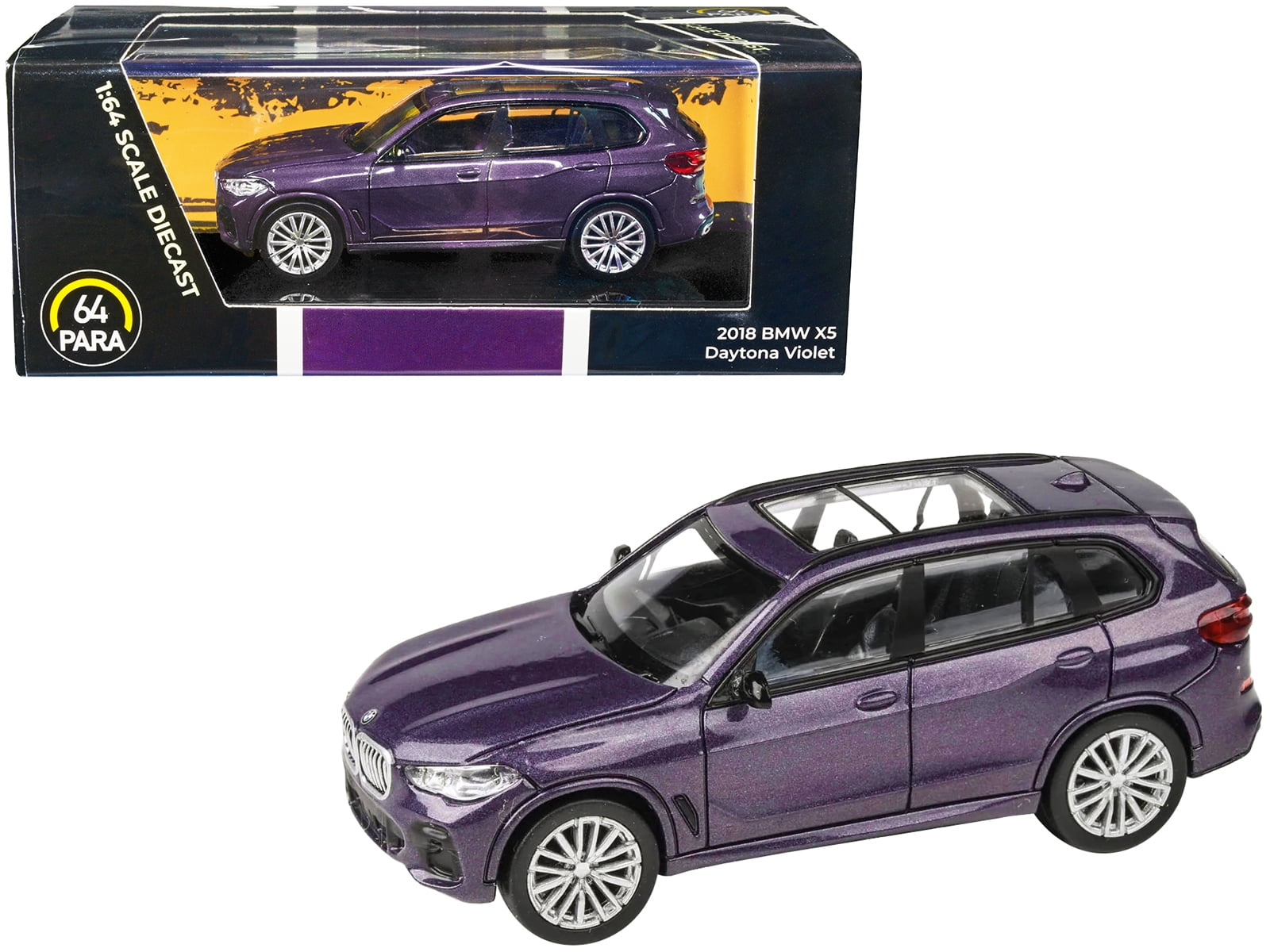 X5 ミニカー 1/18 メタリックブルー　パラゴン 2018 BMW X5 Daytona Violet Metallic with Sunroof 1 64 Diecast
