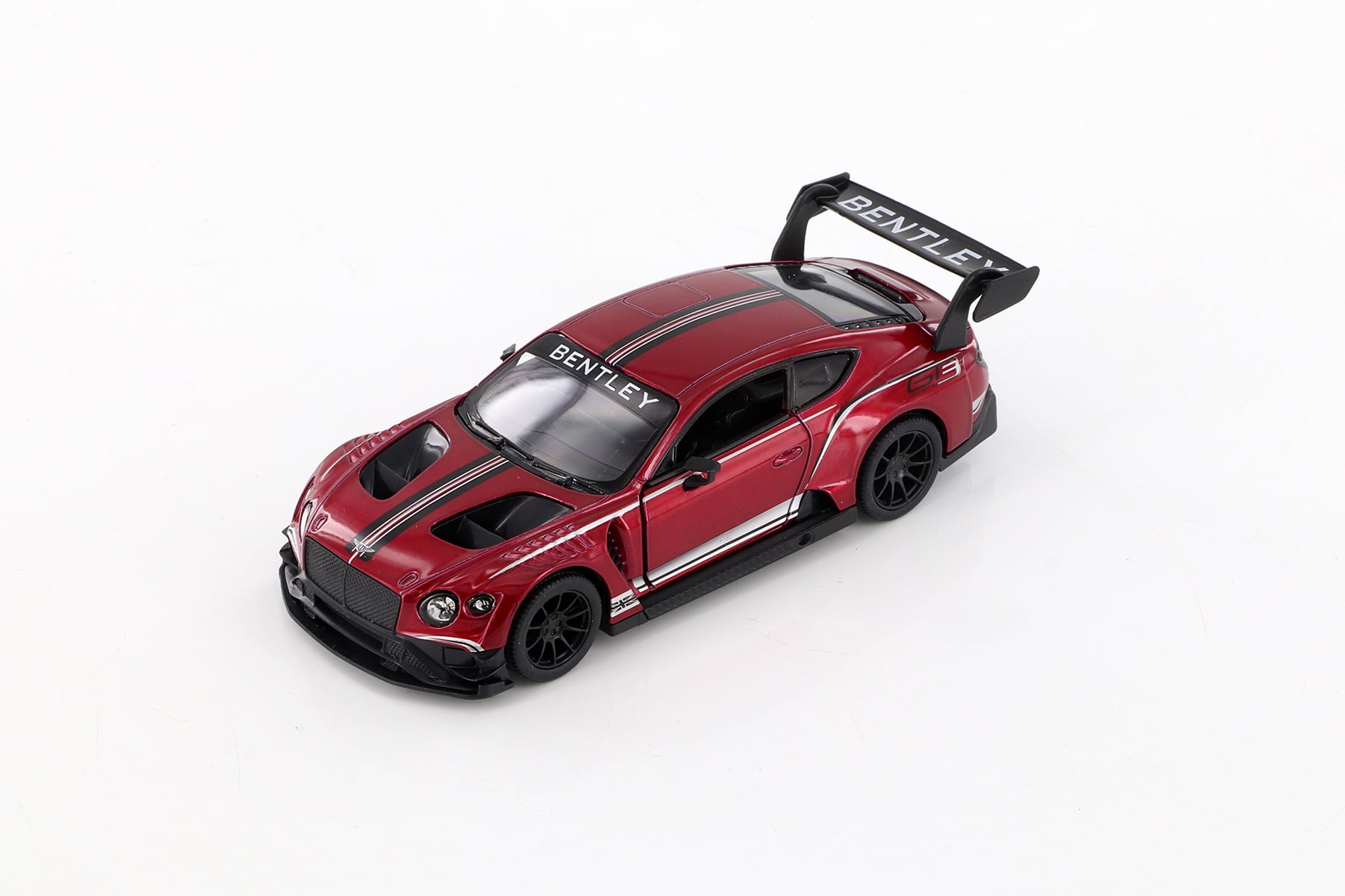 2018 Bentley GT3, Red - Kinsmart 5417D - 1/38 scale Diecast Model