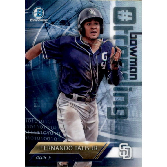 2018 Bowman Mega Box Chrome # Bowman Trending ##-FT Fernando Tatis Jr. NM-MT San Diego Padres Baseball